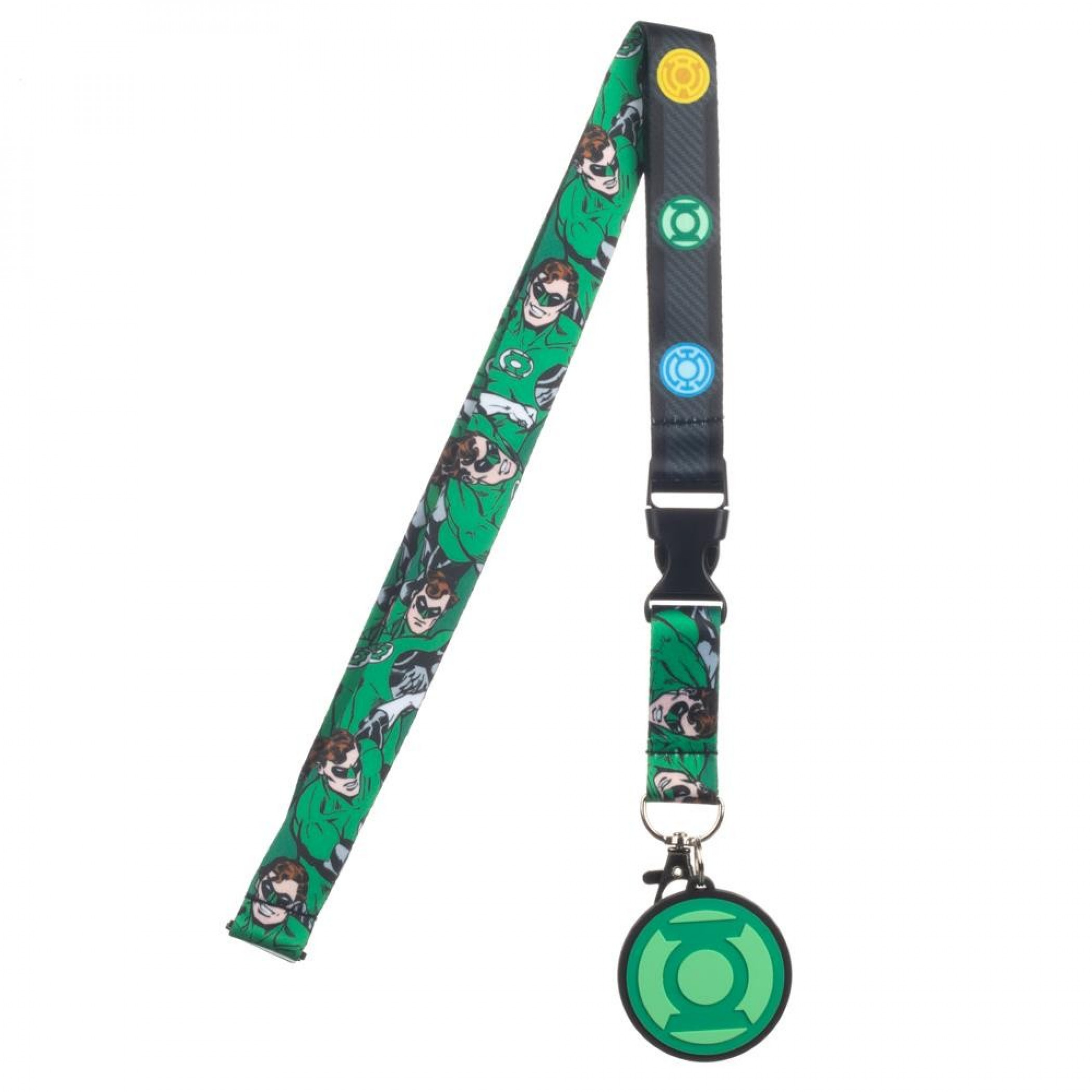 Green Lantern All Corps Symbols Lanyard with Charm and Sticker